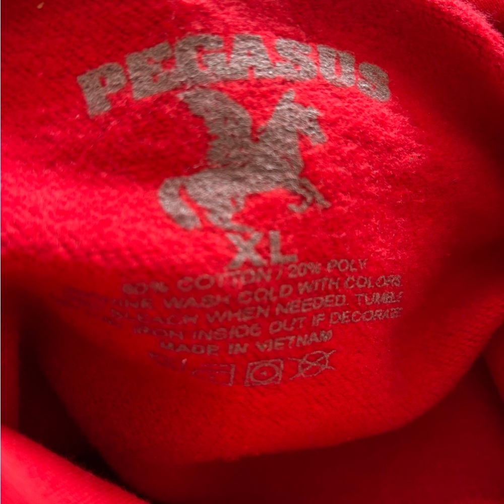 Pegasus X Trippie Redd Collab “I GOT YOU” Men’s Red Hoodie Size XL BRAND NEW - Picture 12 of 14